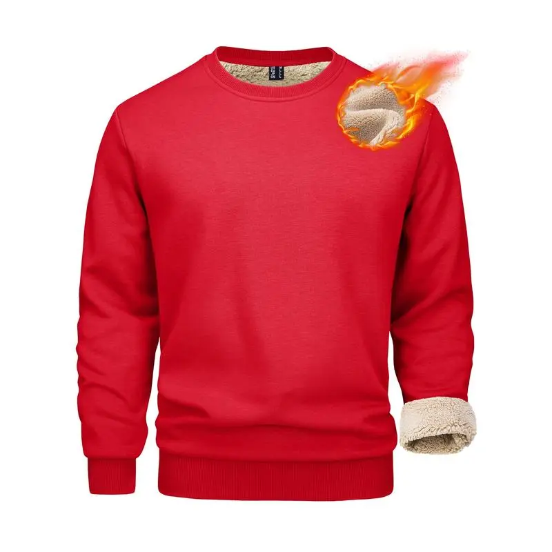 🧥 Men’s Sherpa Lined Sweatshirt – Cozy Warmth, Everyday Style