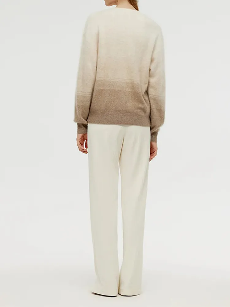 Brushed Cashmere Gradient Women Sweater