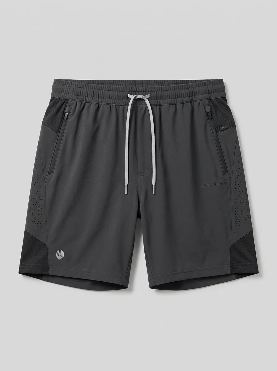Men's Athletic Gym Performance Breathable Printed Shorts