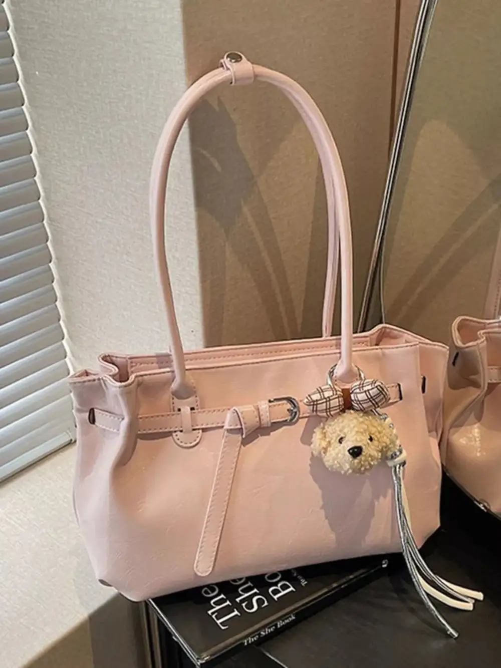 Leather Dog Shoulder Bag