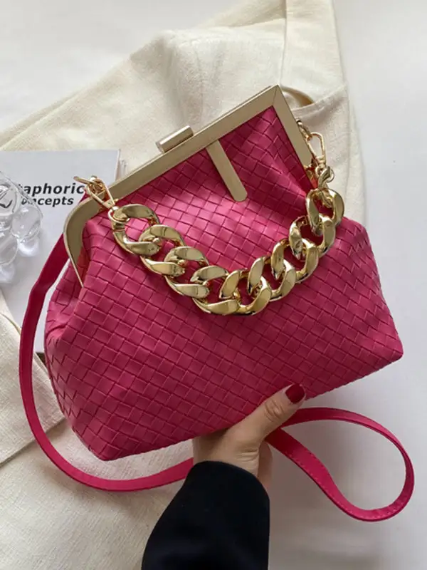 Soft Geometric Shoulder Bag