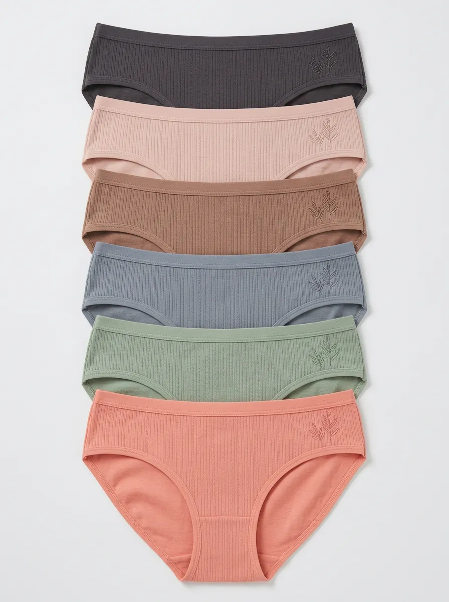 Women's Ribbed Classic Briefs 6-Pack