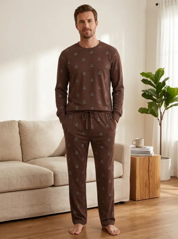Relaxed Form Classic Men's Pajama Set