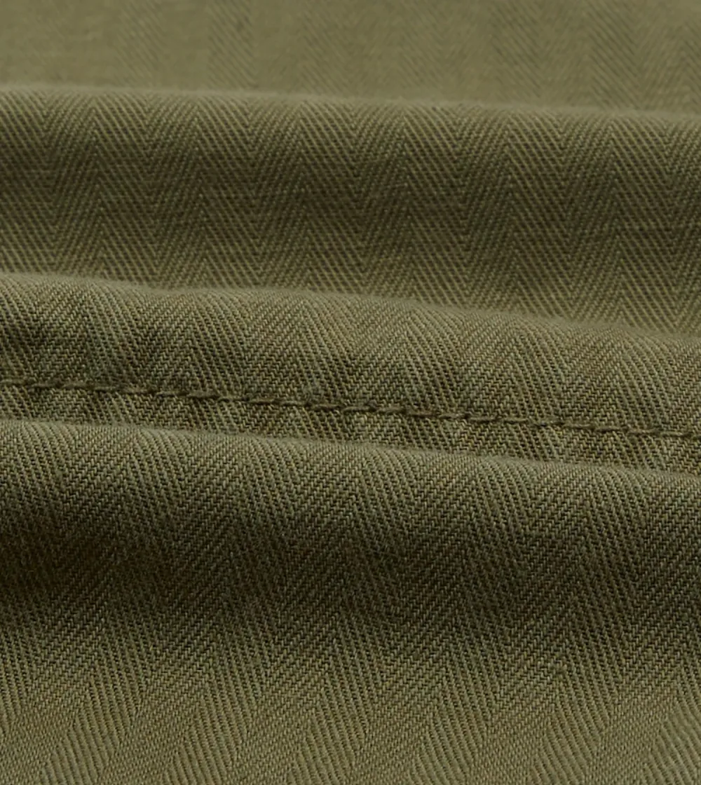 Olive Green Cargo Shorts