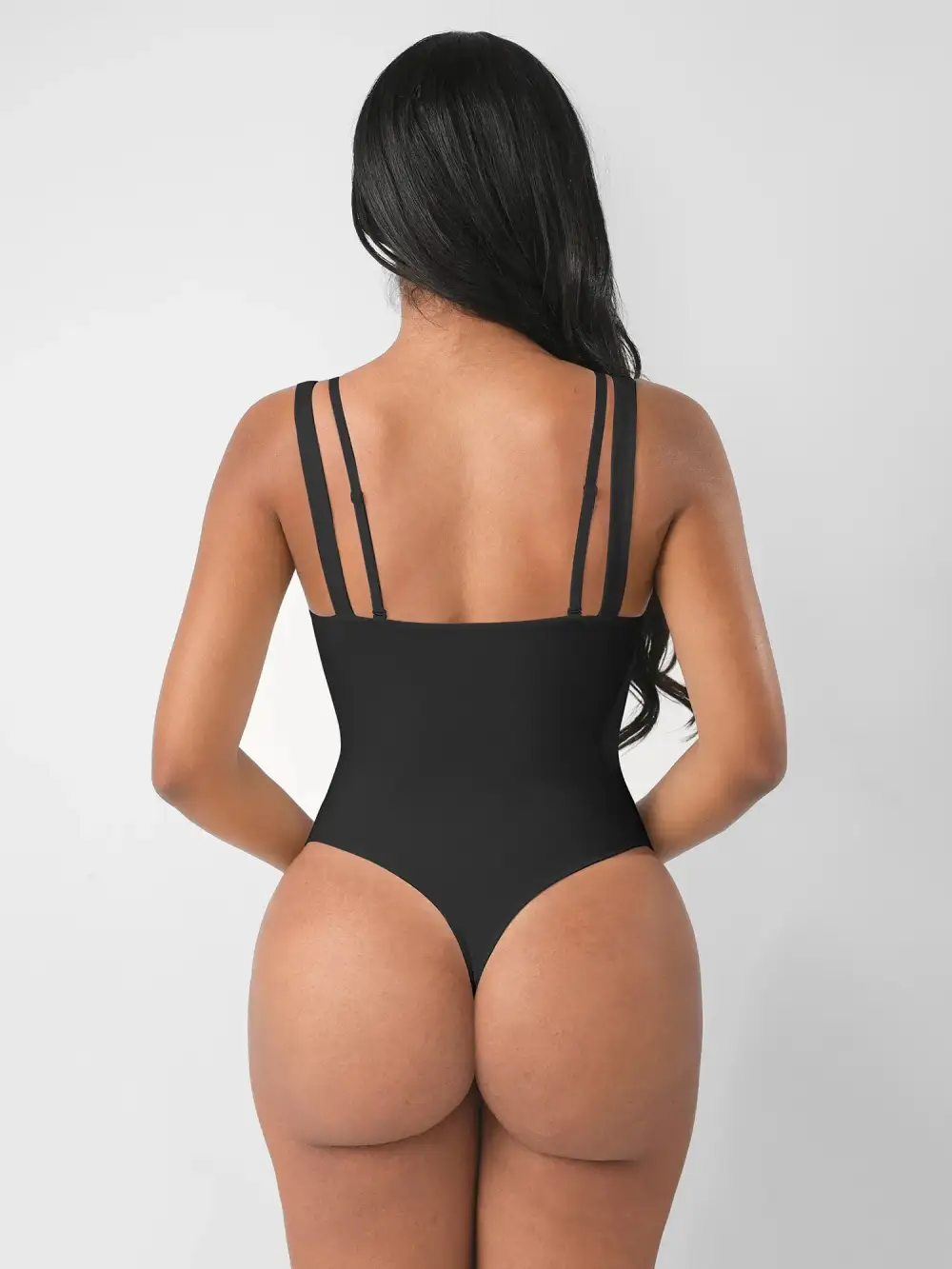 Lace Trim Trimmed Shaping Bodysuit