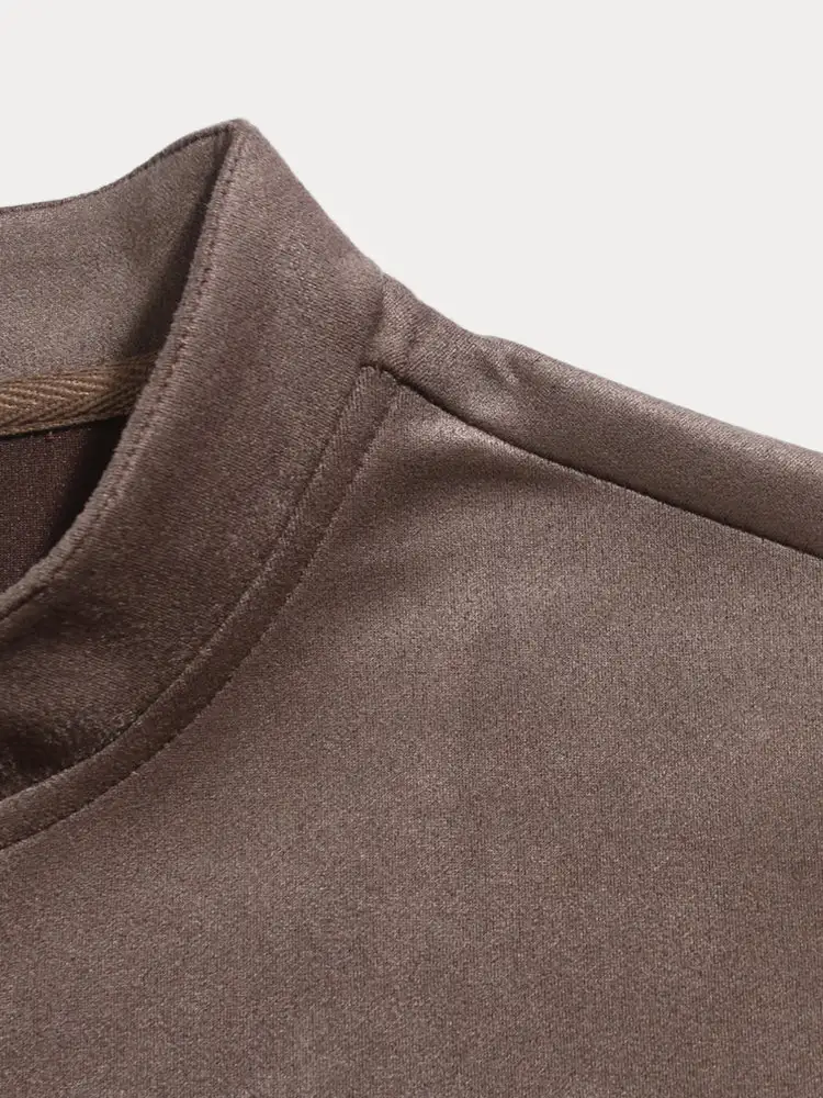 Classic Comfy Leisure Suede Jacket