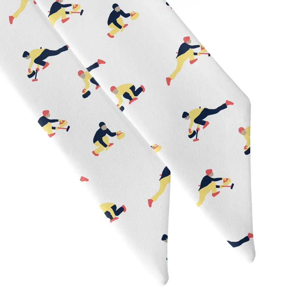 Curling Classic Design Hair Scarf