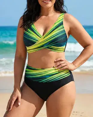 Breezy High Waist Bikini Set For Beach Days