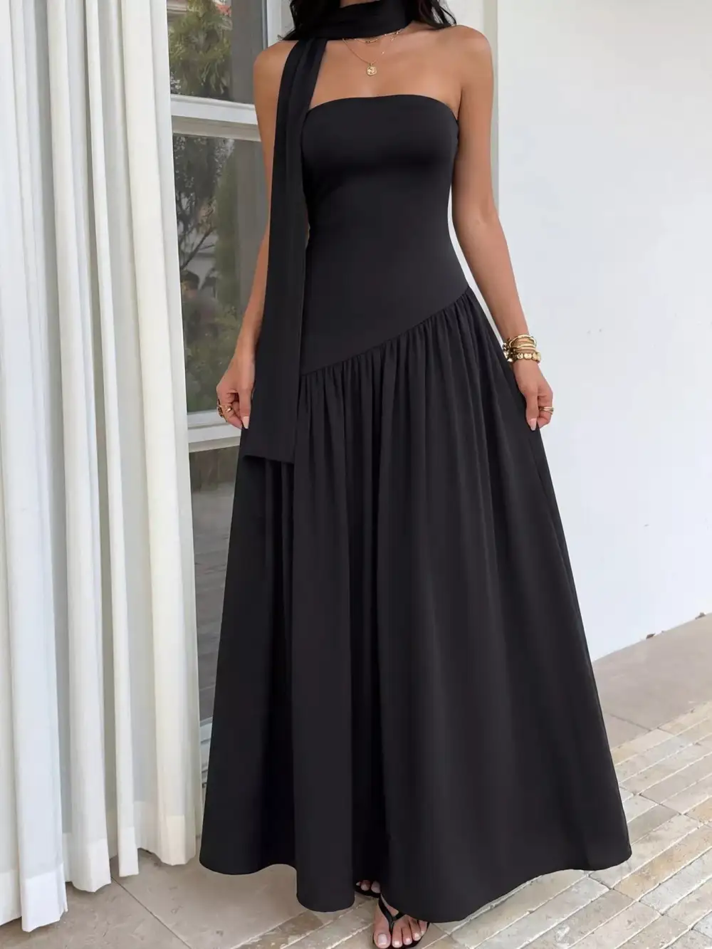 Slit Maxi Dress