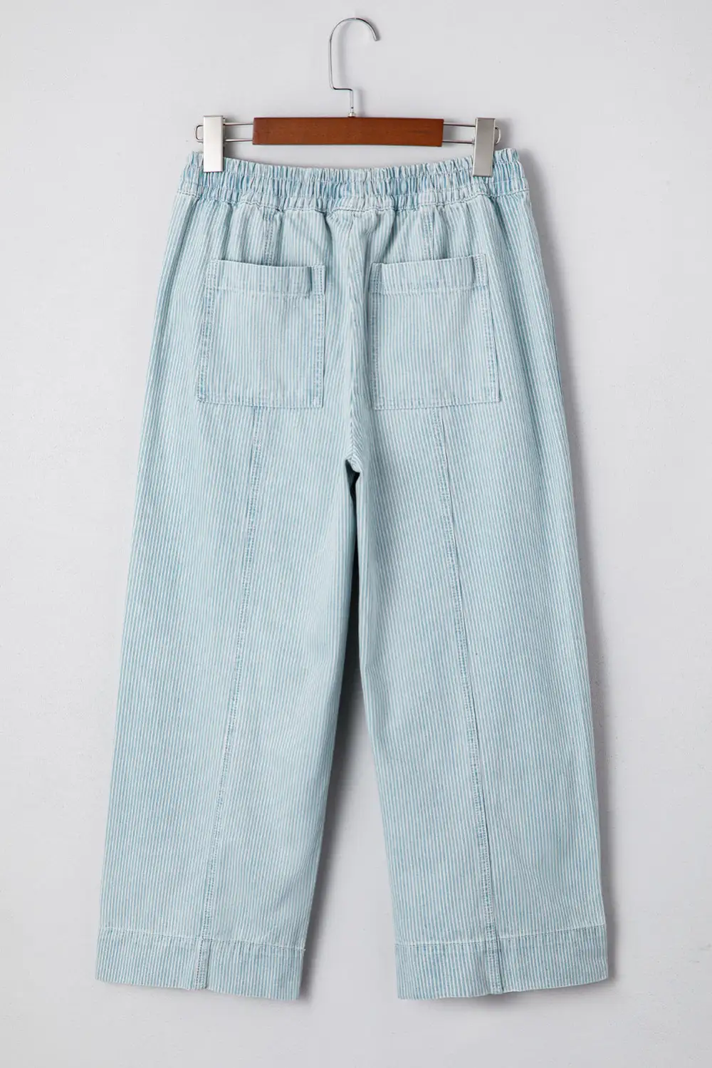 Mid Rise Drawstring Denim Jeans