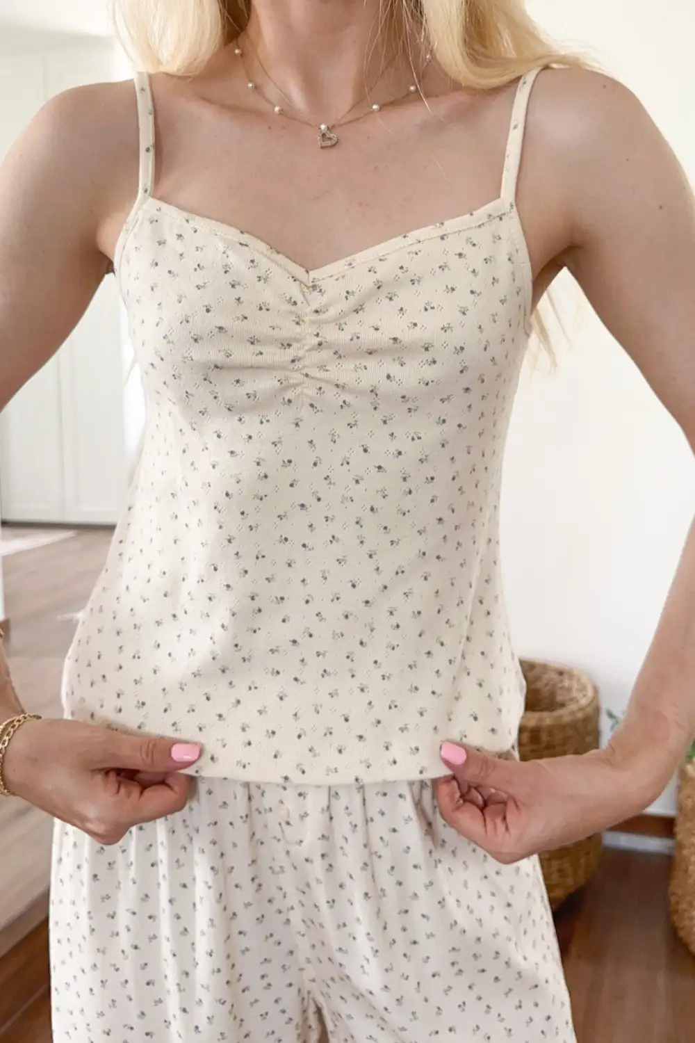 Soft Floral Cami Top