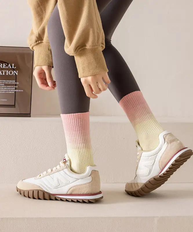Gradient Mid Calf Socks