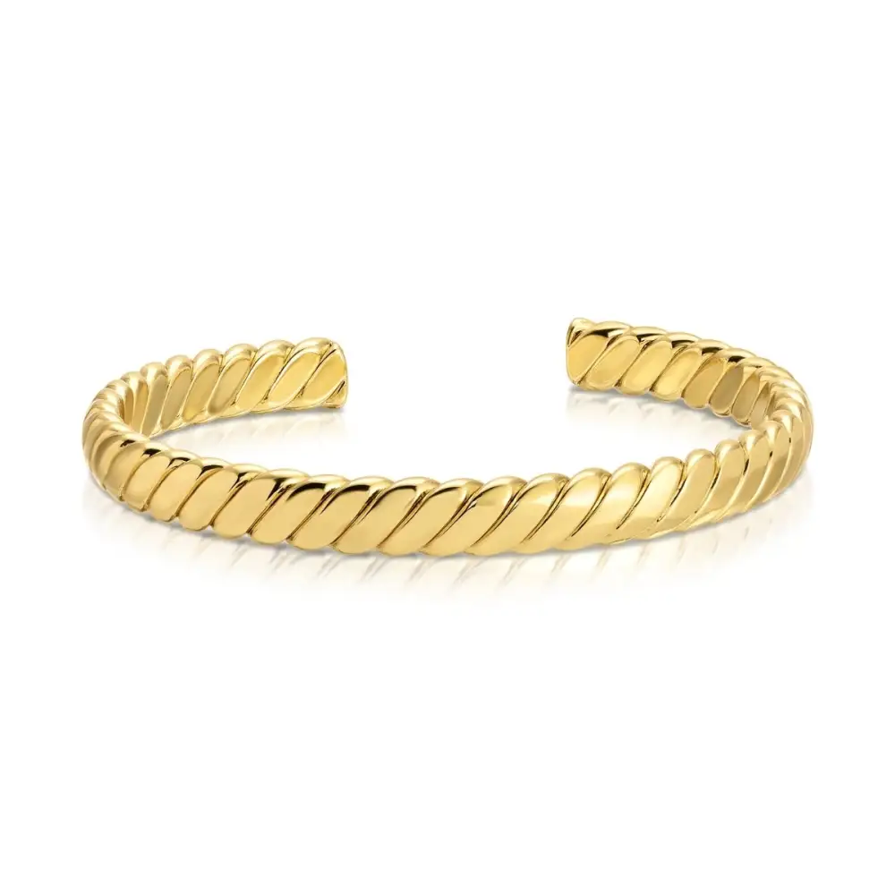 Twisted Cable Cuff Bracelet