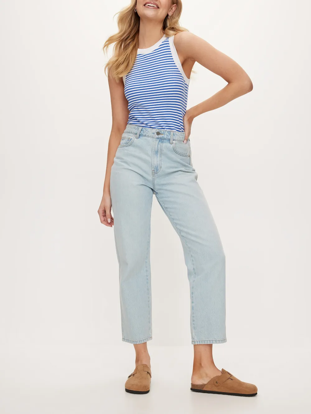 Casual Style Ridgid Straight Jeans