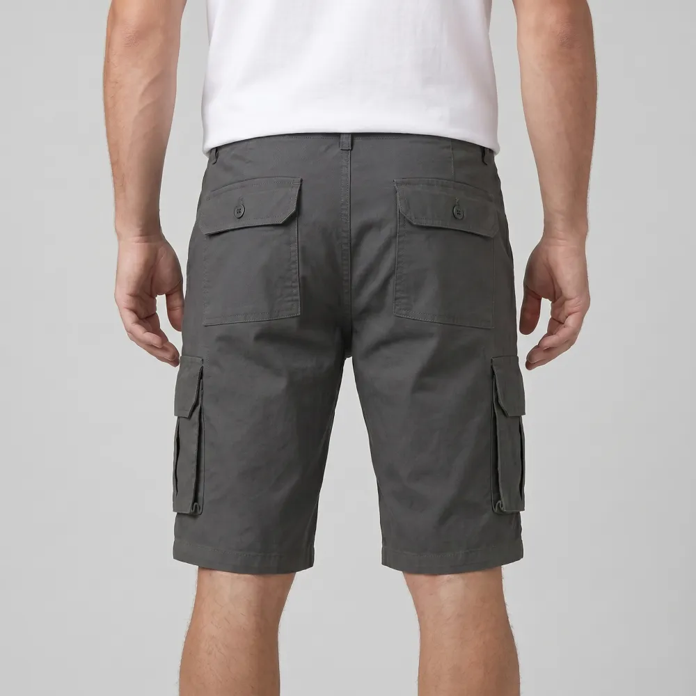 Men's Adventure Utility Cargo Shorts with a Elastic Waist for Casual Styling