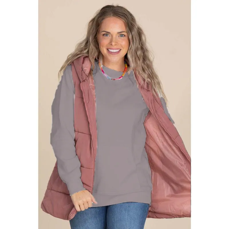 🔥Your Favorite Is Back! Pigment Dyed Cozy Campfire R-Neck Sweatshirt