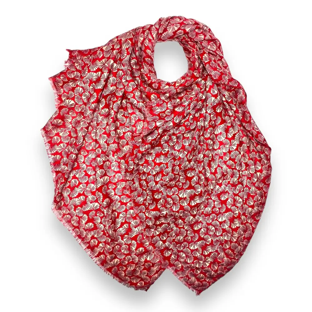 Shell Print Lightweight Scarf