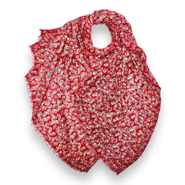 Shell Print Lightweight Scarf