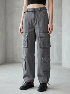 Streamlined Multi Pocket Collection Women's Multi Pocket Cargo Pants
