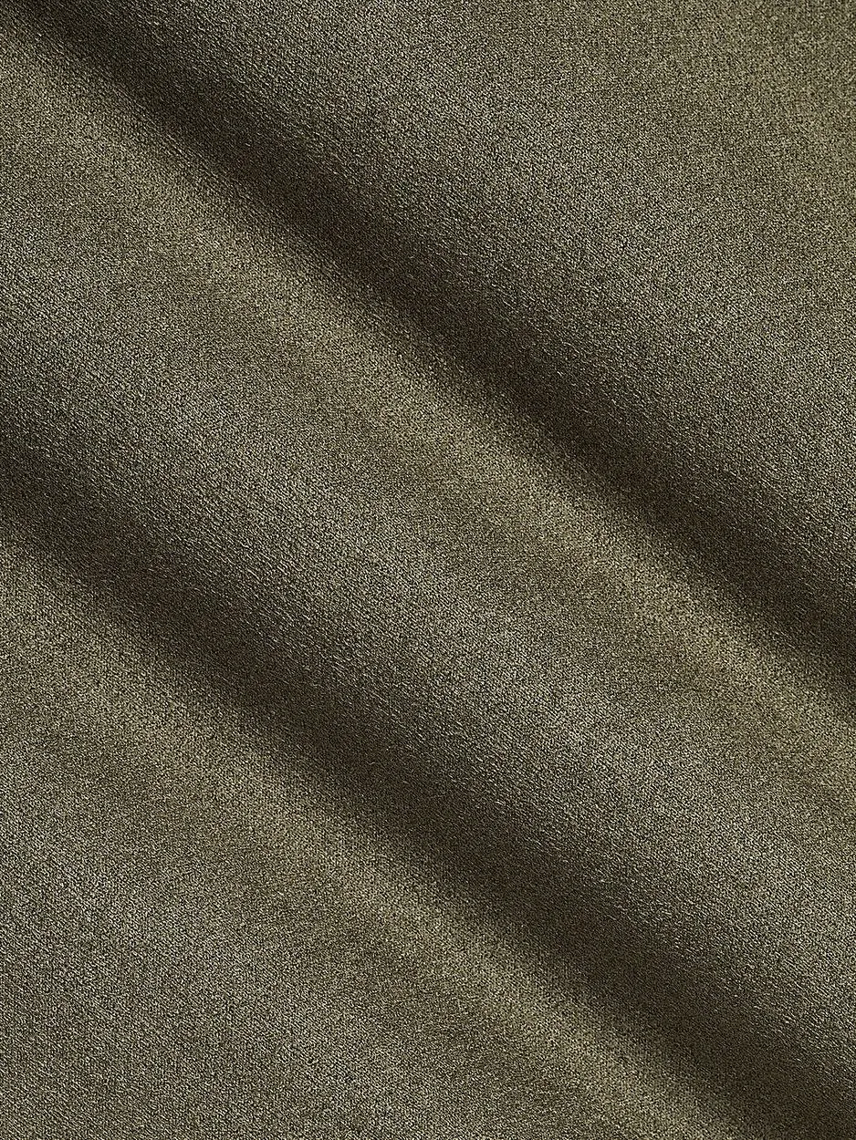 Olive Green Suede Like Utility Jacket