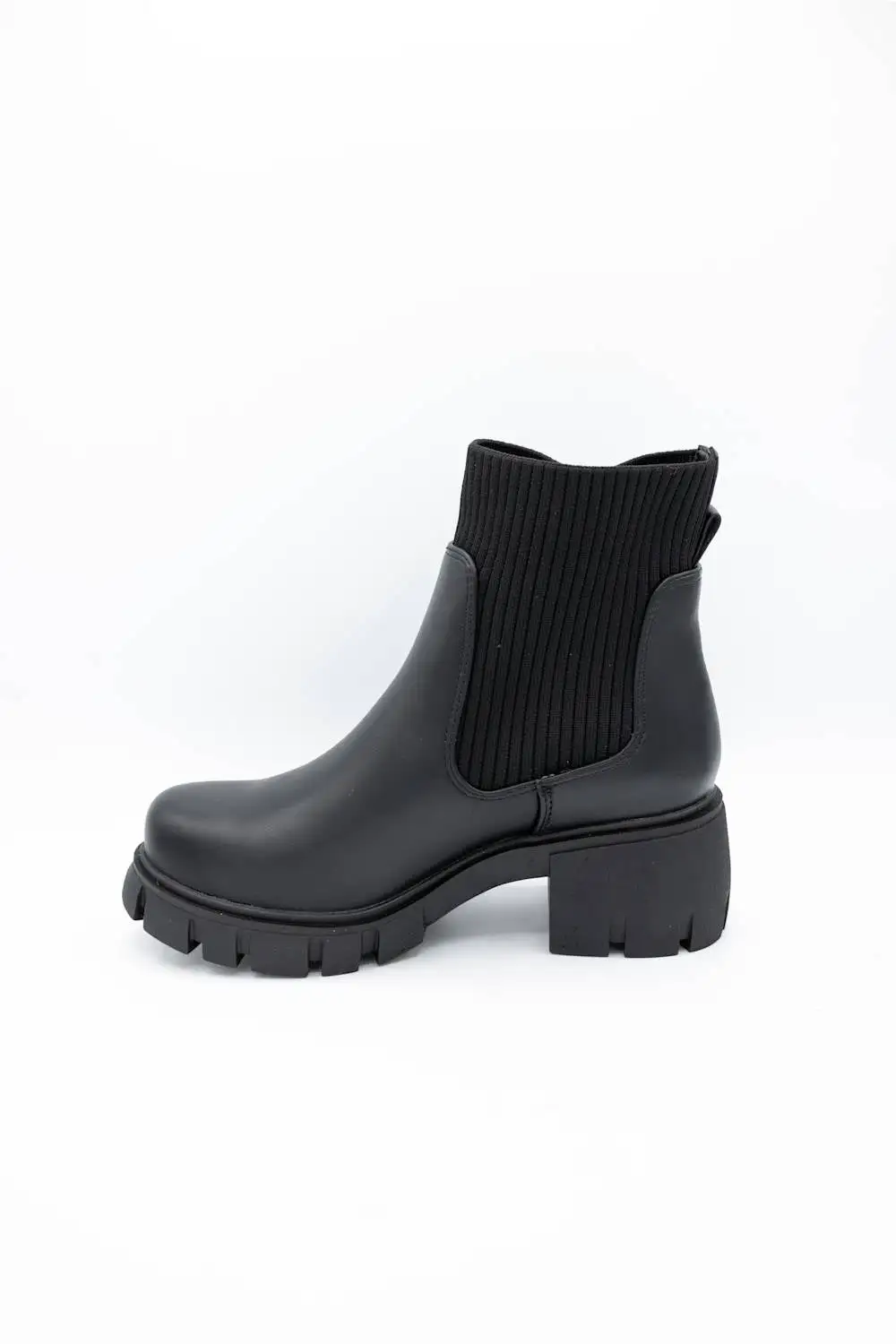 Classic Lug Sole Suede Ankle Bootie