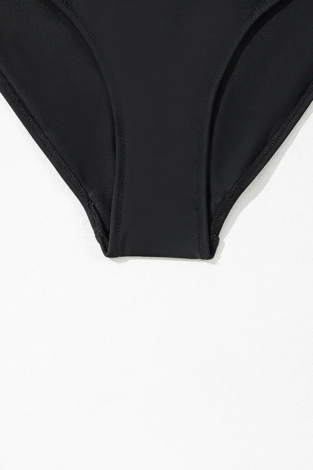 Crossover Blocked Pattern Panel Detail One Swimsuit
