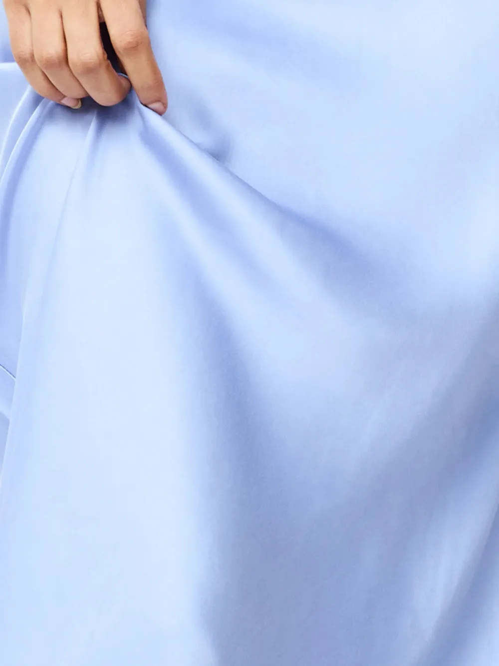 Exquisite Solid Color Elegant Satin Dress