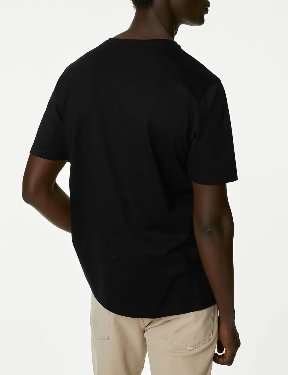 Pure Cotton V-Neck T-Shirt