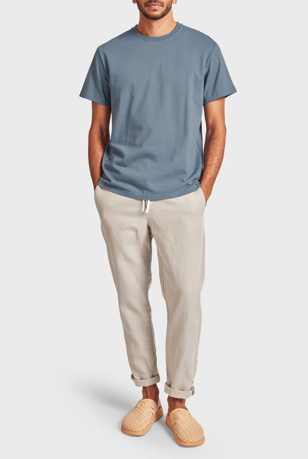 Casual Short Sleeve Crew Neck Tee