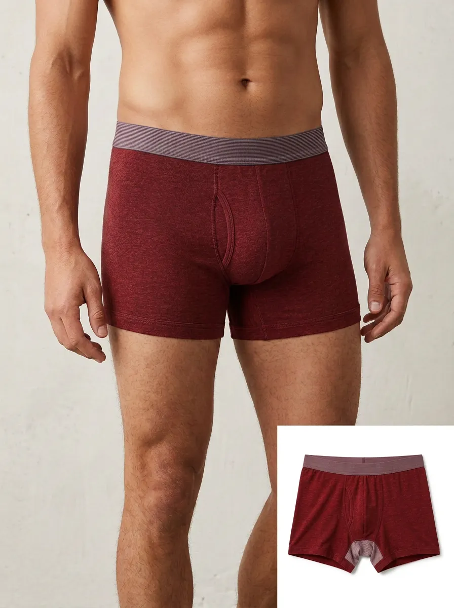Heathered Boxer Briefs