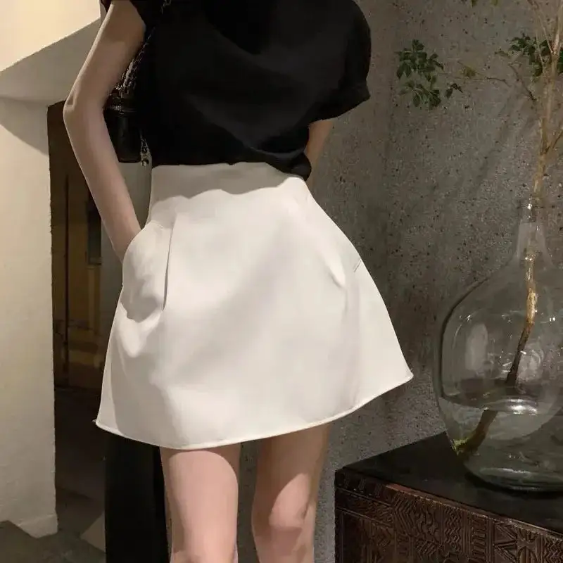 A-Line High-Waist Puffy Skirt