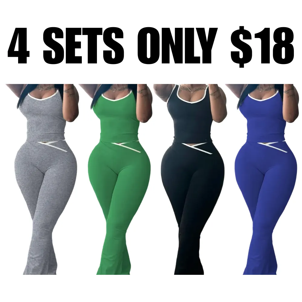 Strapless Backless Flare Set