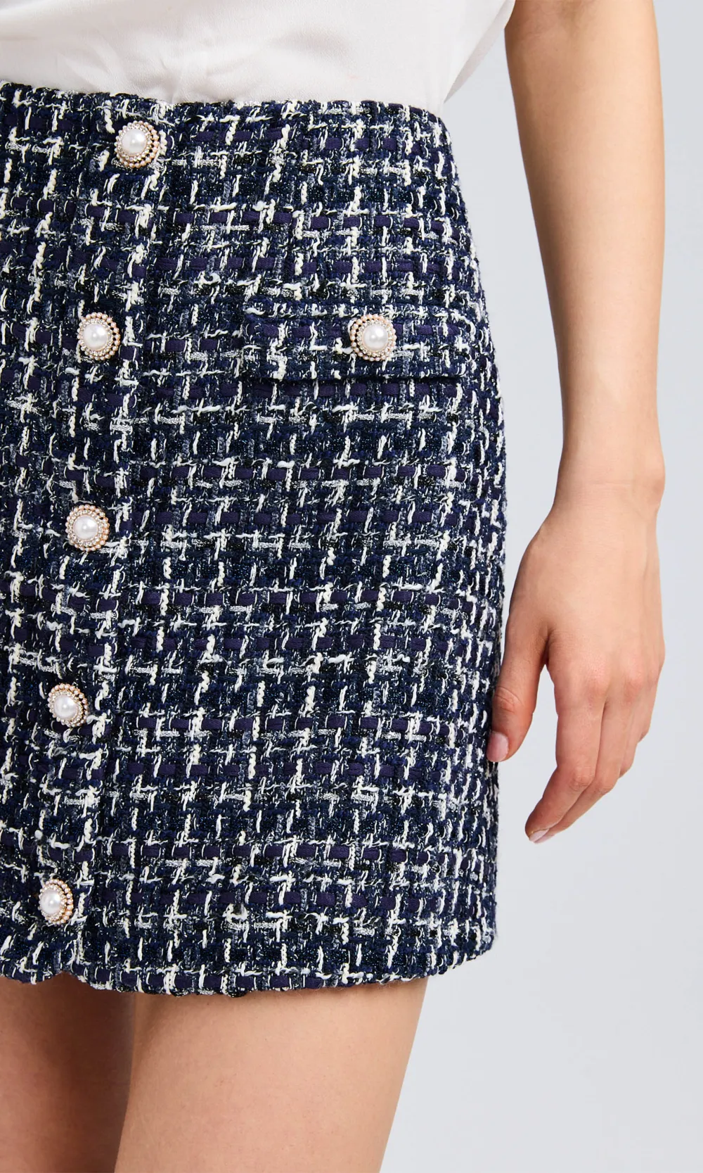 Premium Formal Tweed Skirt