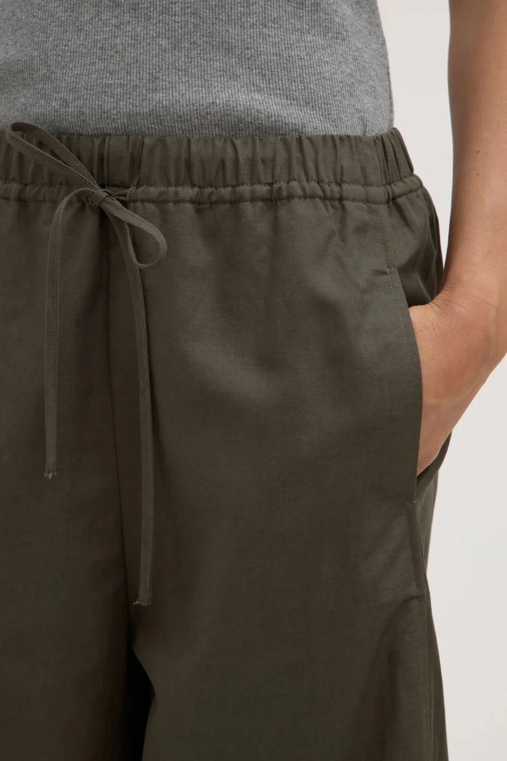 Cotton And Linen Blended Pants