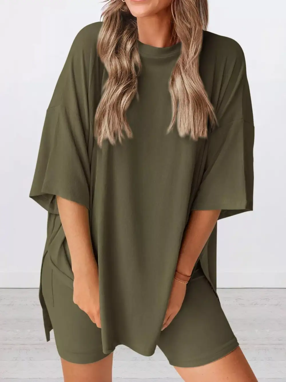 Half Sleeve T Shirt and Shorts Set
