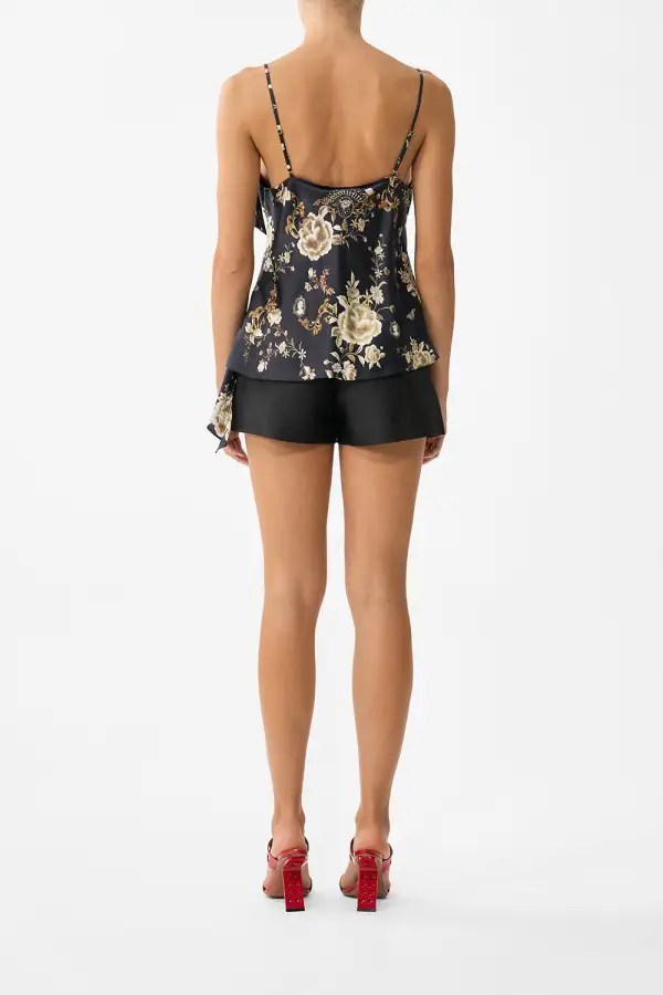 Printed Low Rise Mini Shorts