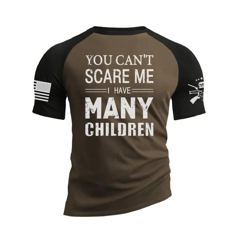 I HAVE MANY CHILDREN RAGLAN GRAPHIC TEE