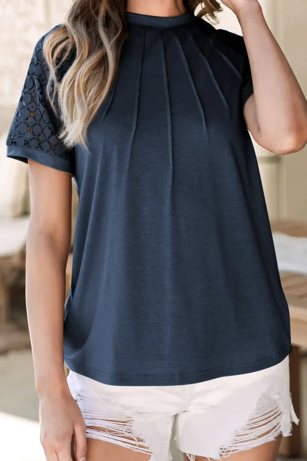 Airy Dolman Knit Tee