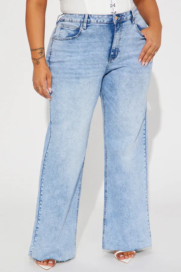 So Valid Stretch Wide Leg Jeans