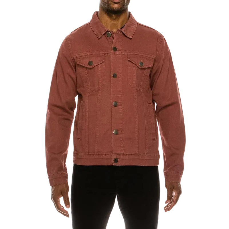 Essential Colored Denim Jacket
