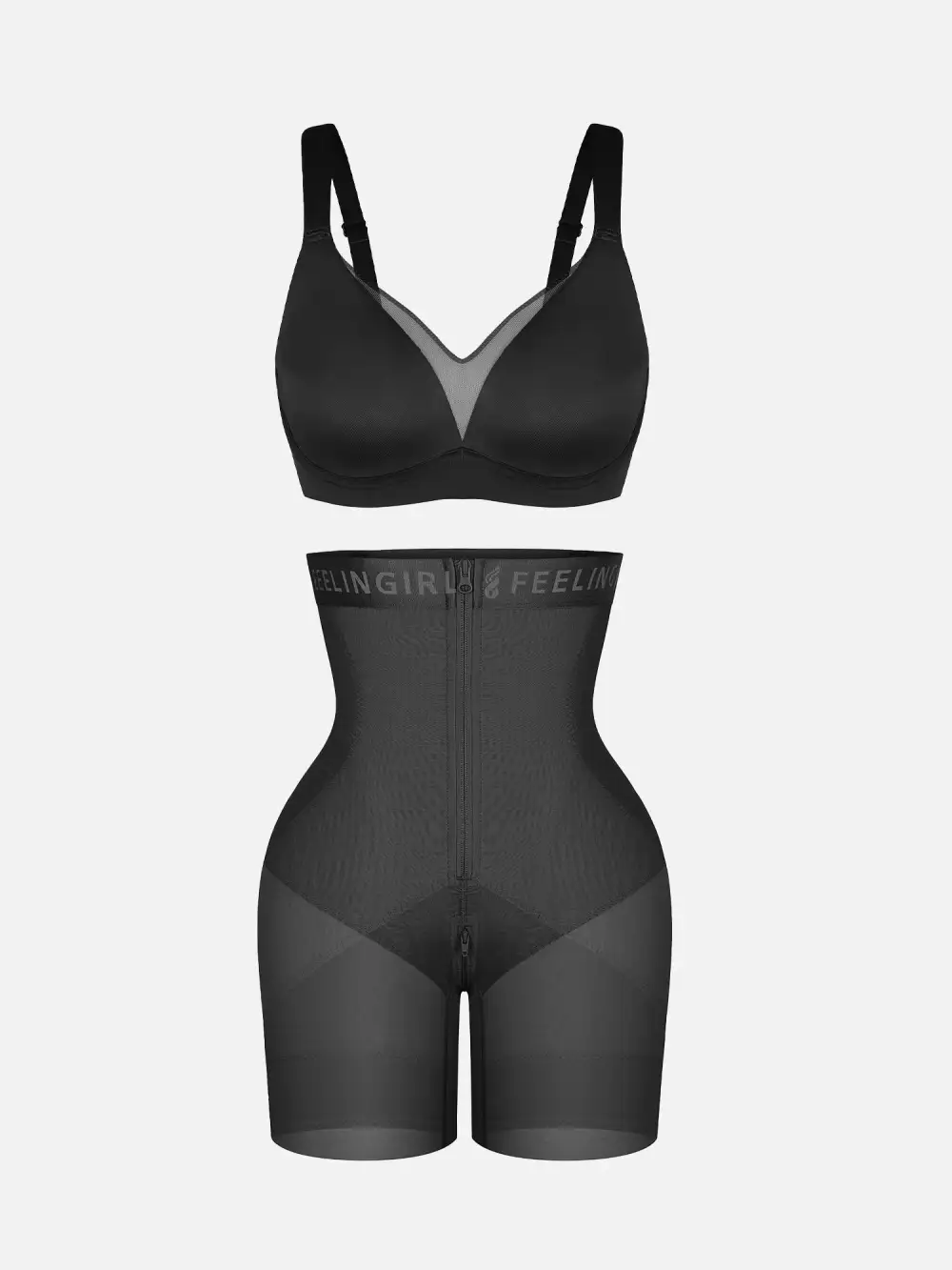 Mesh Panel Featherlight Shaping Shorts