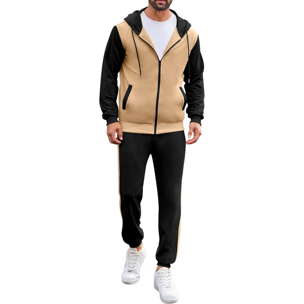 Men's Tracksuit 2 Piece Full Zip Set