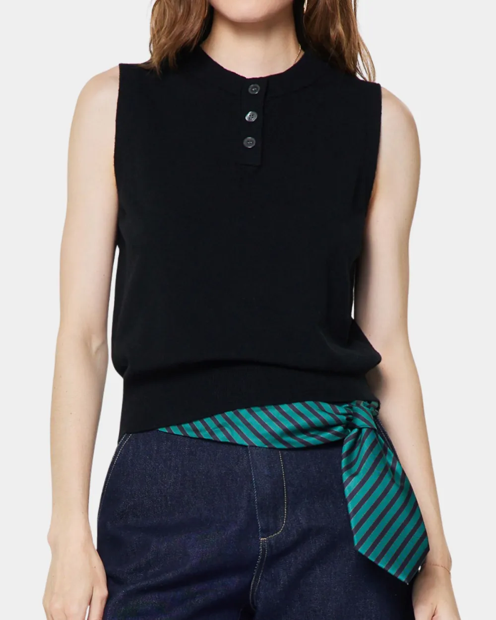 Henley Knit Vest