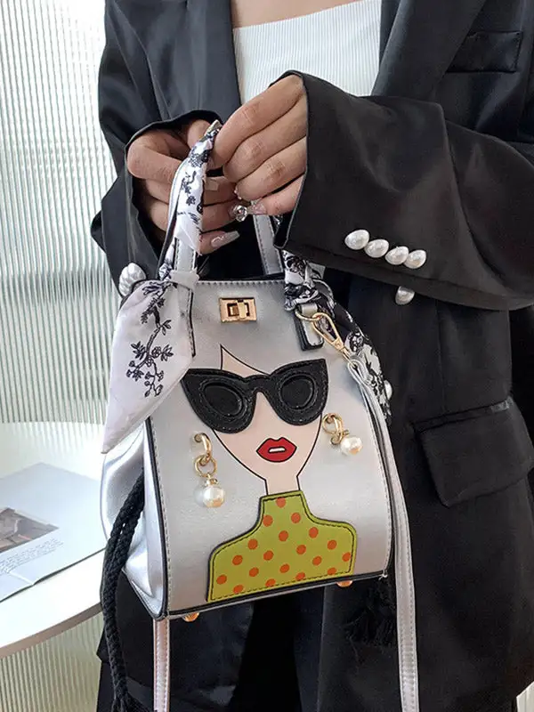 Compact Vintage Crossbody Bag