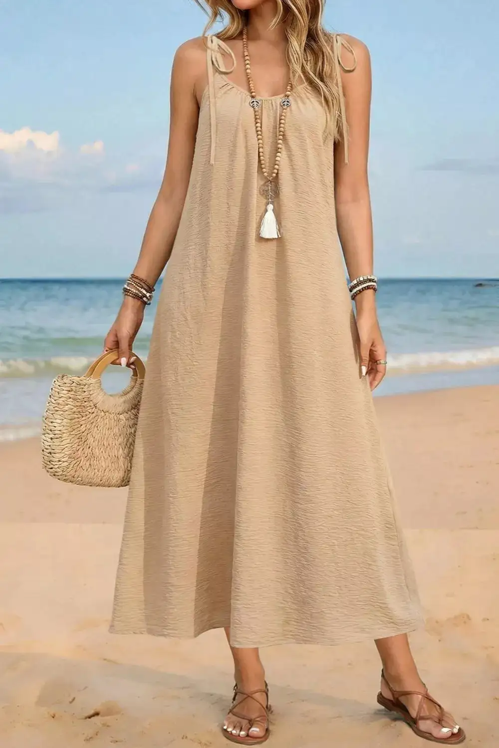 Tie Midi Dress