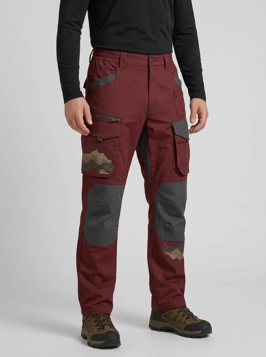 Unisex Mountain Graphic Tactical Work Pants