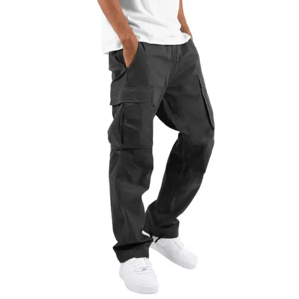 Flexible Stretch Cargo Pants for Men Utility Fit