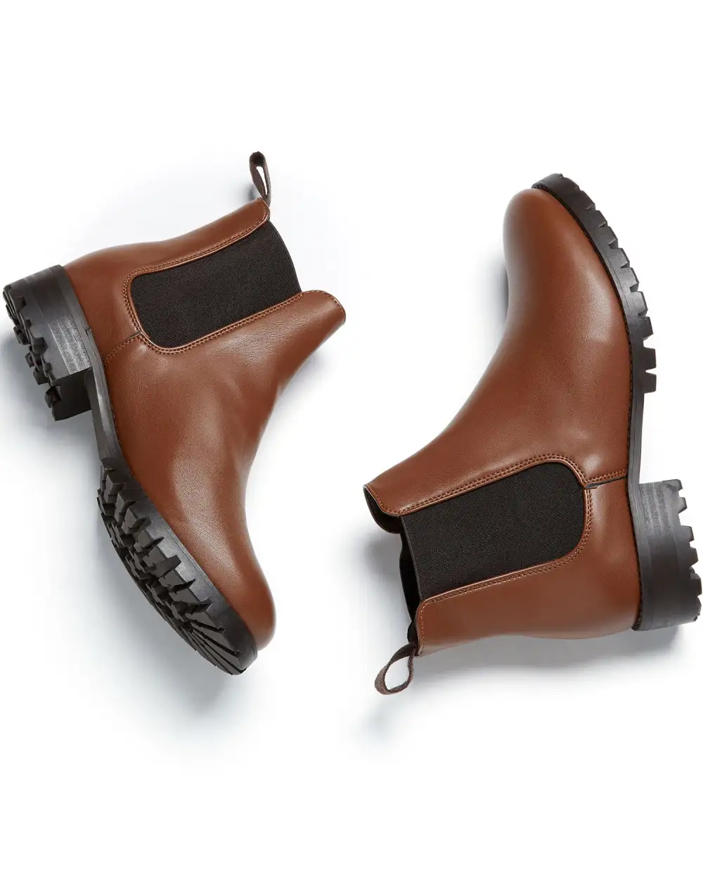 Women's Classic Country Water Resistant Vegan Leather Chelsea Boots