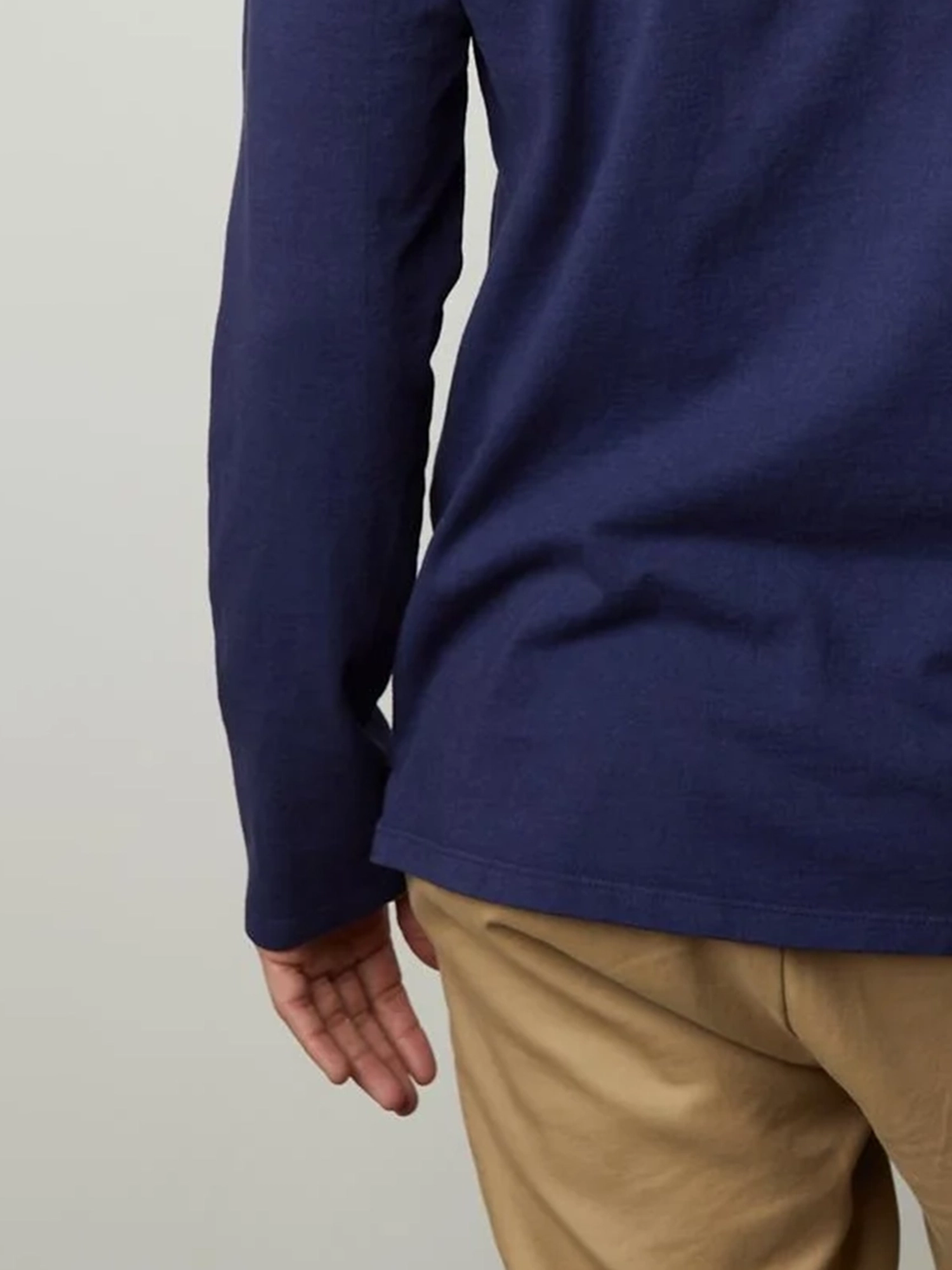 Men's Fashion Cotton Oversize Long Sleeve T-Shirt