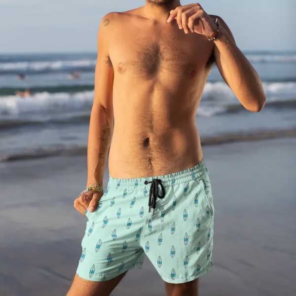 Surfboard Print Men S